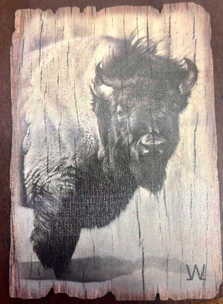 Wood Artistic Postcards