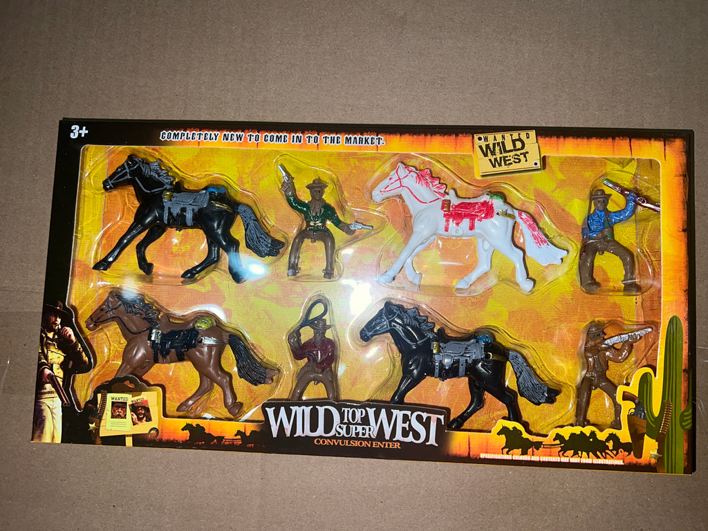 The Best Wild West Cowboys w/ Horses (8 piece)