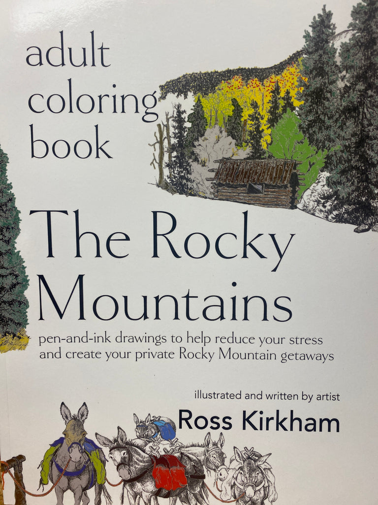 Rocky Mountain Sketches Coloring Book