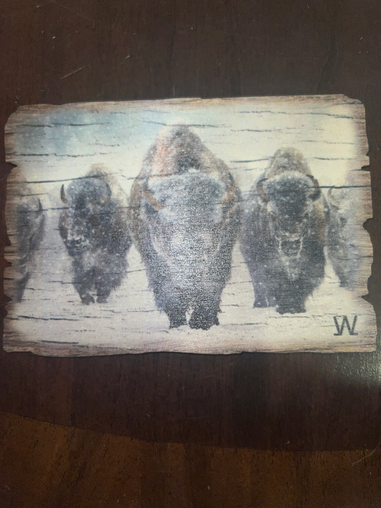 Wood Artistic Postcards