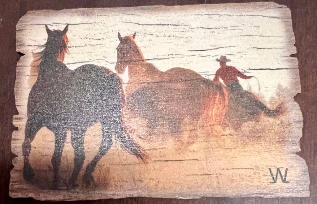 Wood Artistic Postcards
