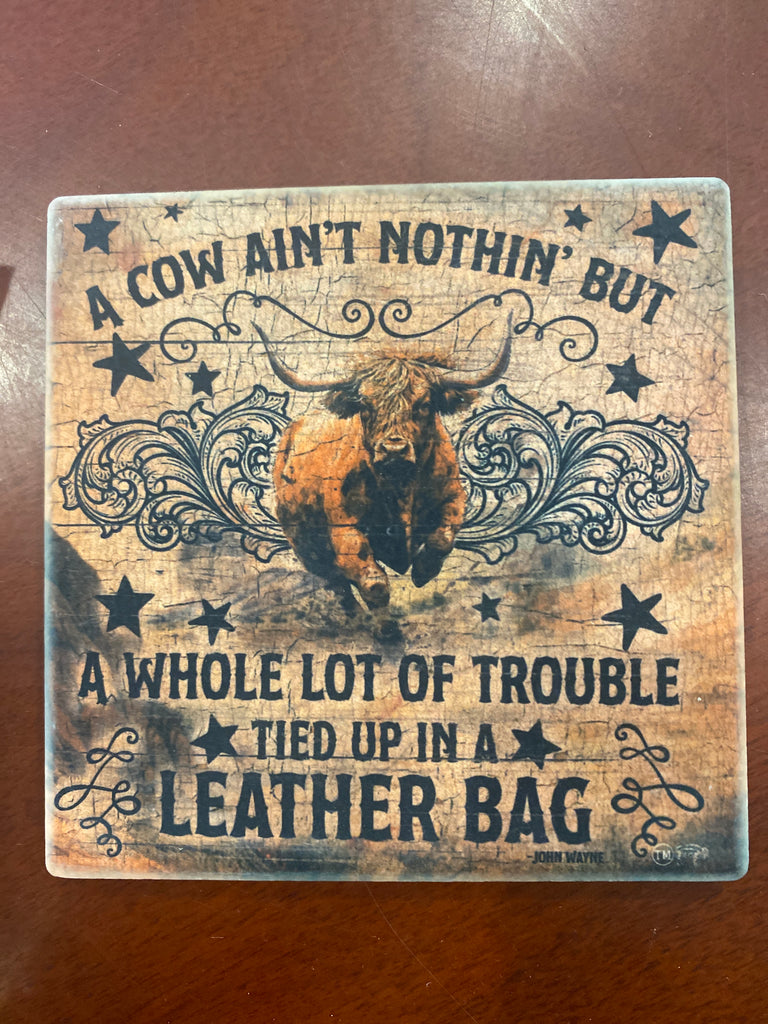 Ceramic Western Coasters