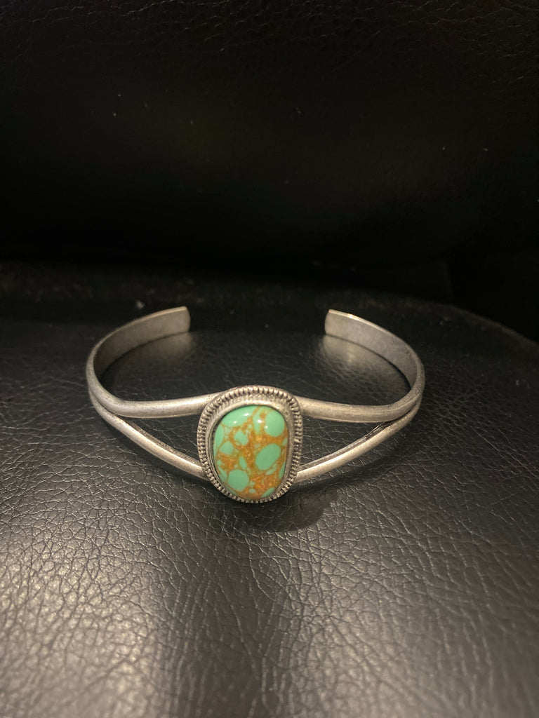 Bangle w/ Colored Stone