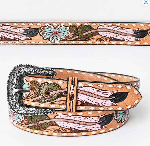 Genuine Leather Western Belt