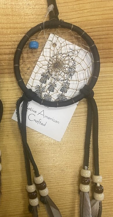 Native American Crafted Leather Dream Catchers