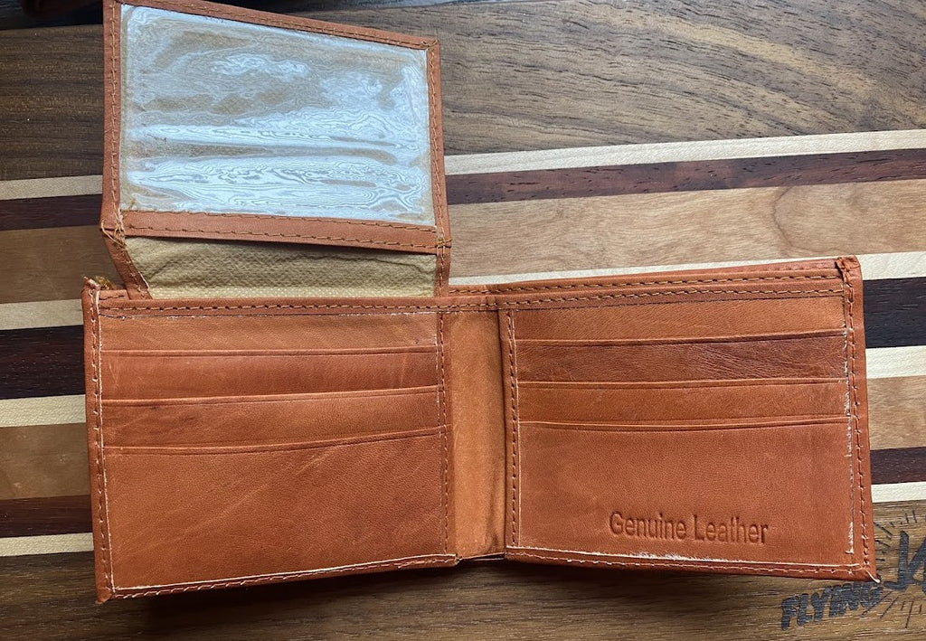 Genuine Leather Bifold Wallet