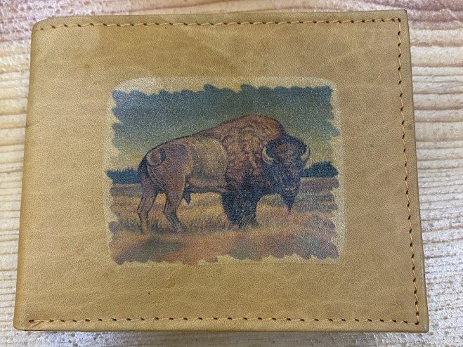 Buffalo Leather Bi-Fold Wallet