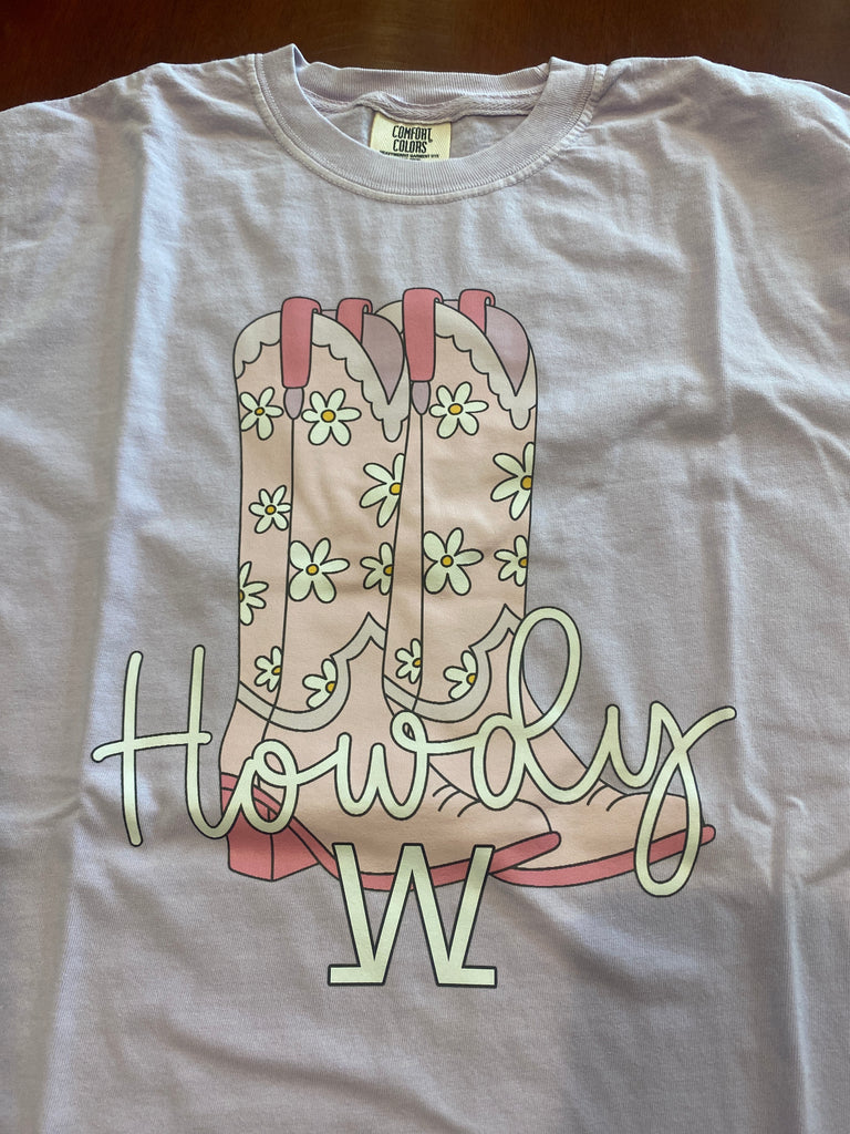 Short Sleeve Cowgirl Boot T-Shirt (Last Chance)
