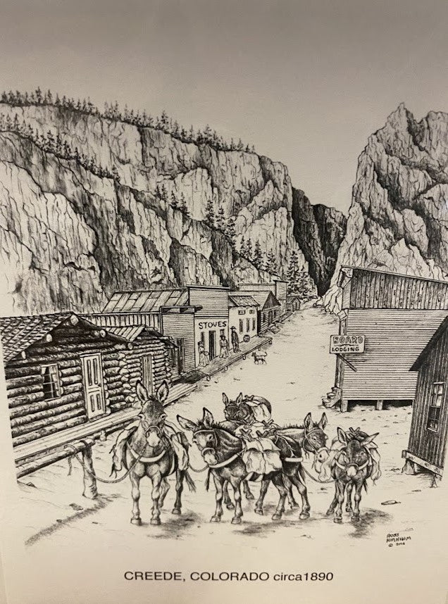 Greeting Card: Colorado Sketches by Ross Kirkham