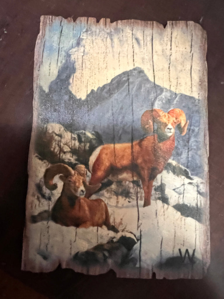 Wood Artistic Postcards
