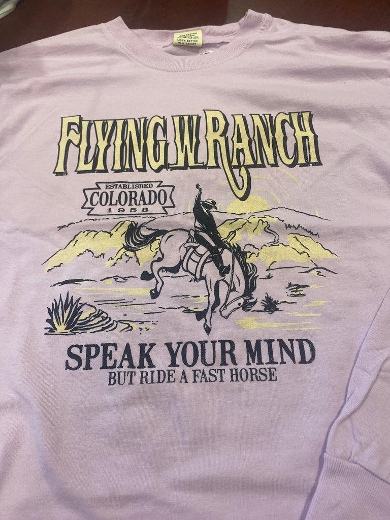 Long Sleeve Speak Your Mind Cropped Shirt