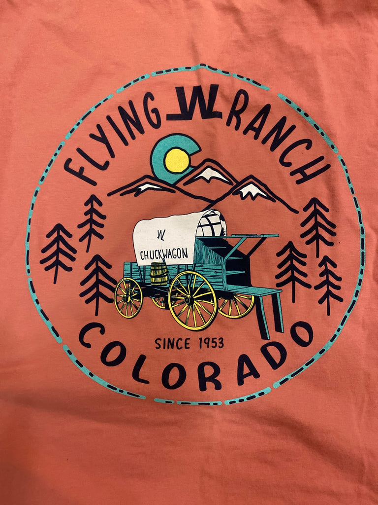 Short Sleeve Chuckwagon Dyed Coral T-Shirt