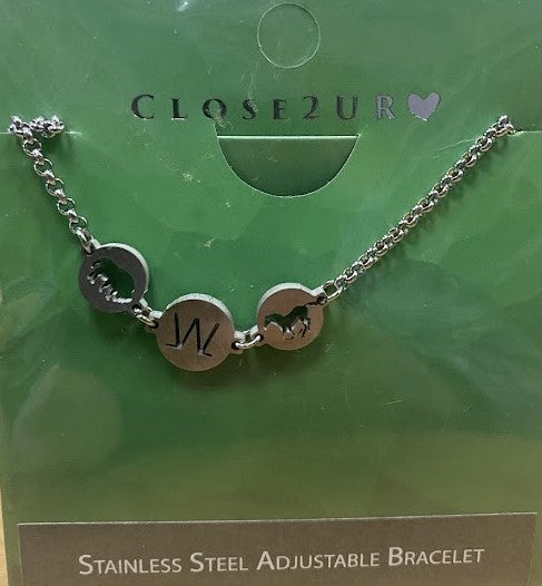 Bracelet w/ Horse, FWR Brand, & Bison