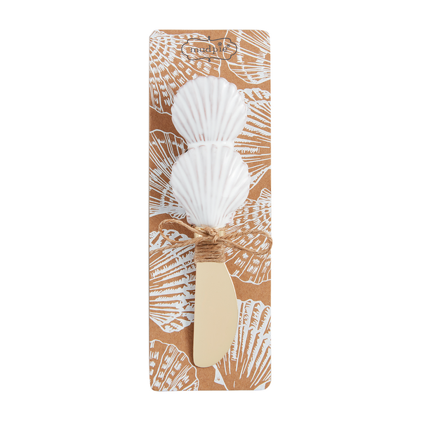 Fan Shell Brass Spreader