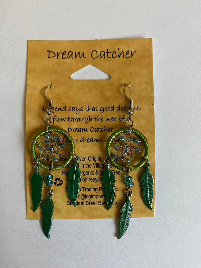 Dream Catcher Wire Earrings