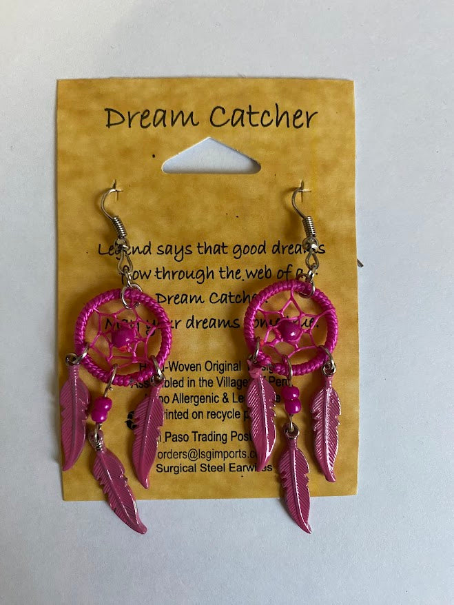 Dream Catcher Wire Earrings