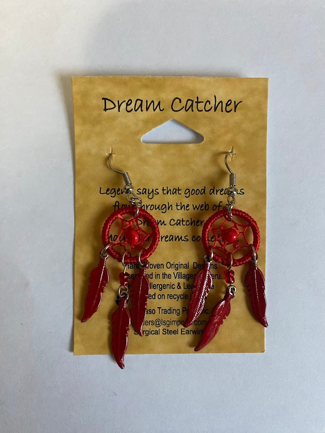 Dream Catcher Wire Earrings