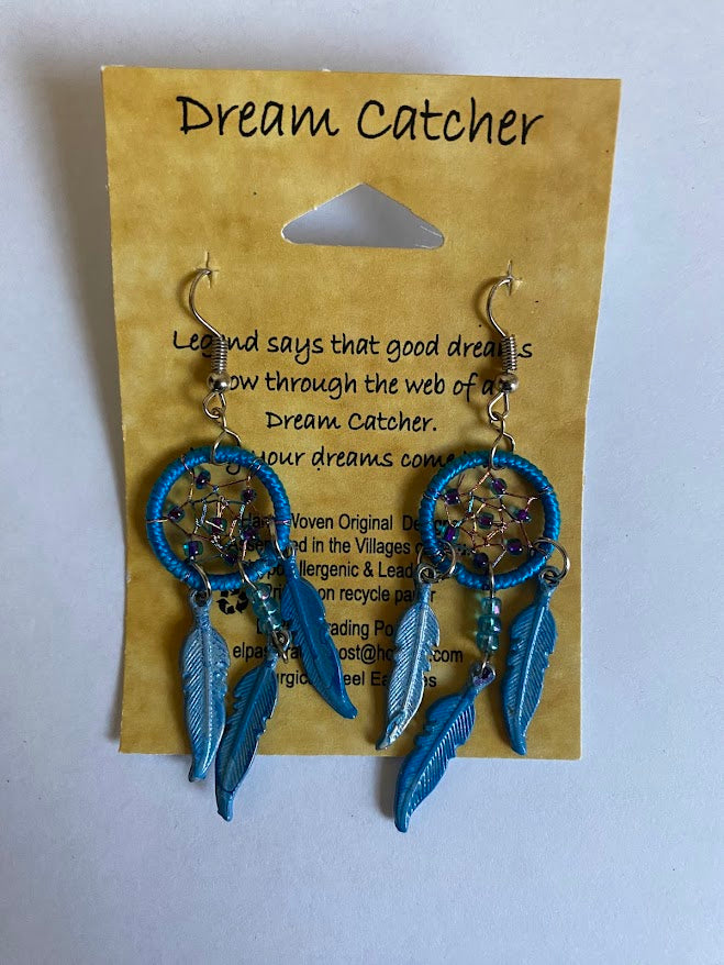 Dream Catcher Wire Earrings