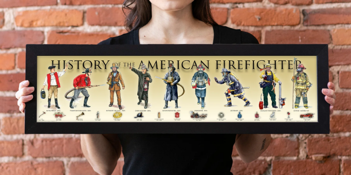 Framed History America Prints