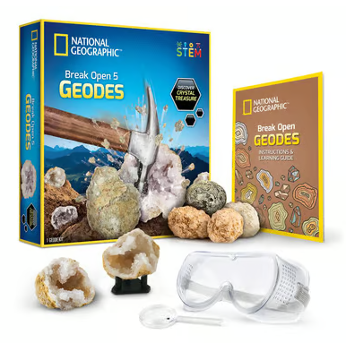 National Geographic Open 5 Geodes STEM Kit