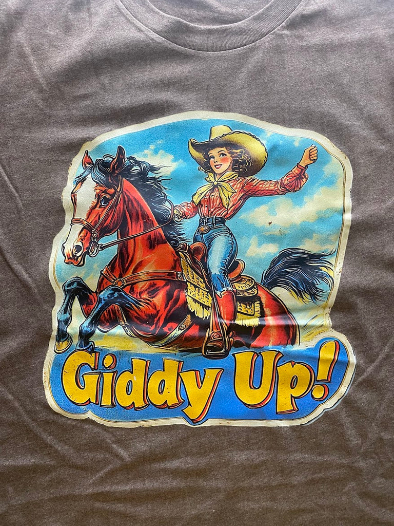 Short Sleeve Western Color Print T-Shirts