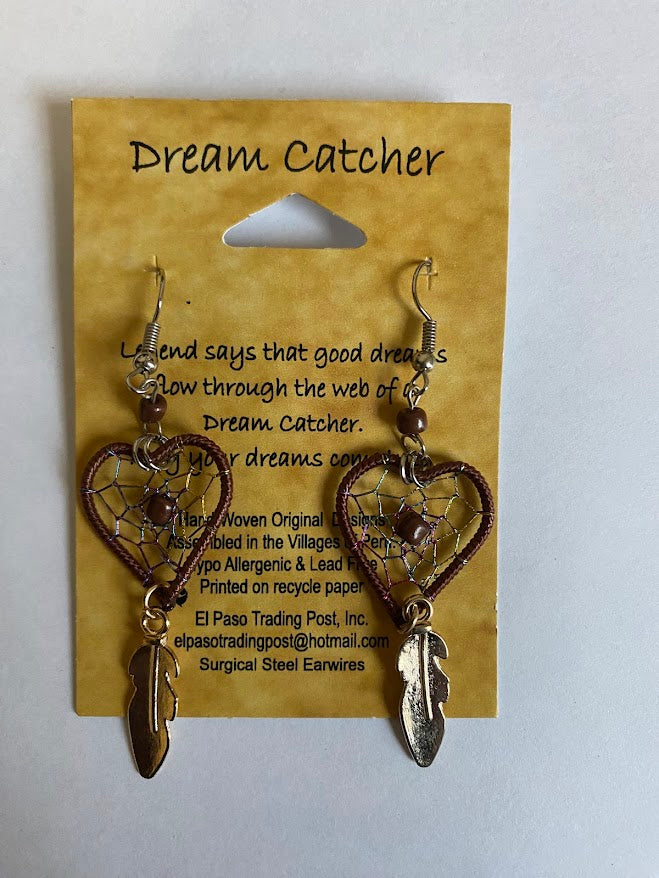 Dream Catcher Wire Earrings