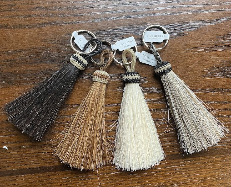 Horsehair Tassel Keychain