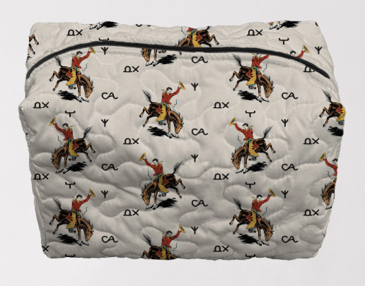 Quilted Large Makeup Bag