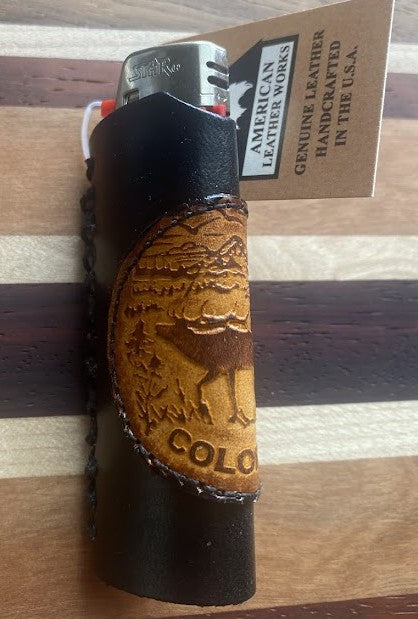Black Leather Lighter