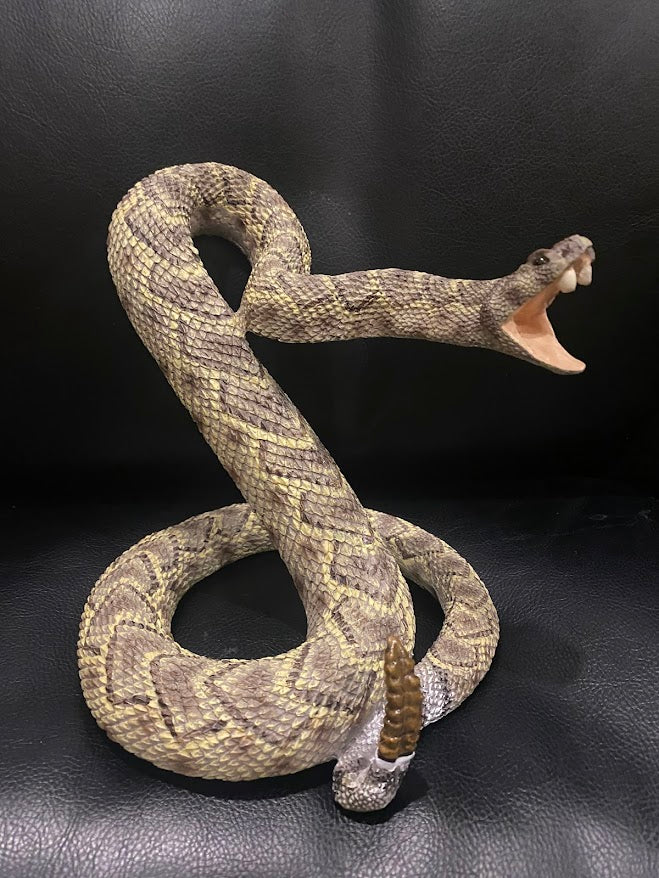 Diamondback Striking Figurine