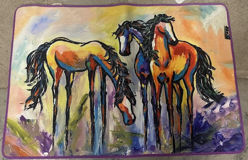 Colorful Horses Multi Mat