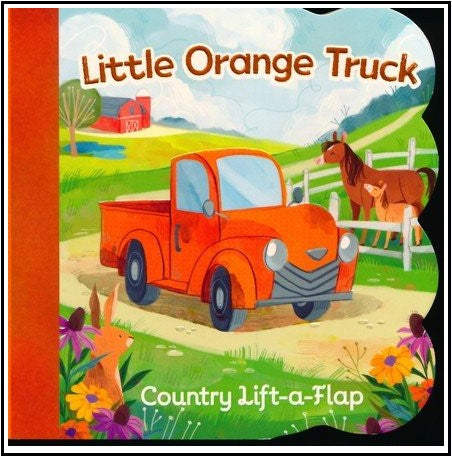 Little Orange Lift-a-Flap Truck Board Book