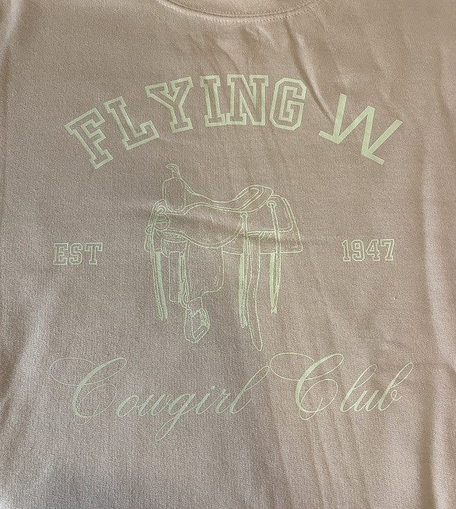 Crewneck Pink Cowgirl Club Sweatshirt