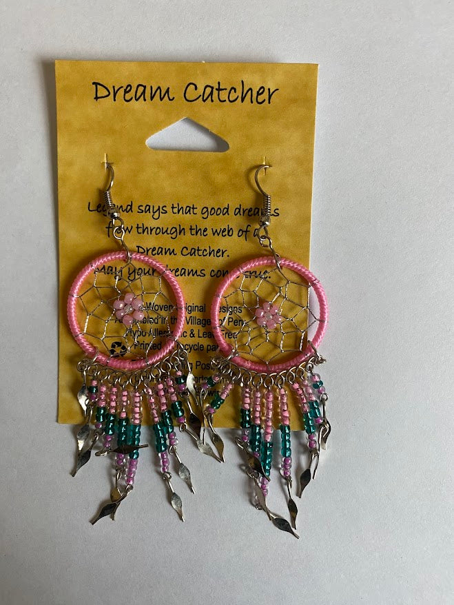Dream Catcher Wire Earrings