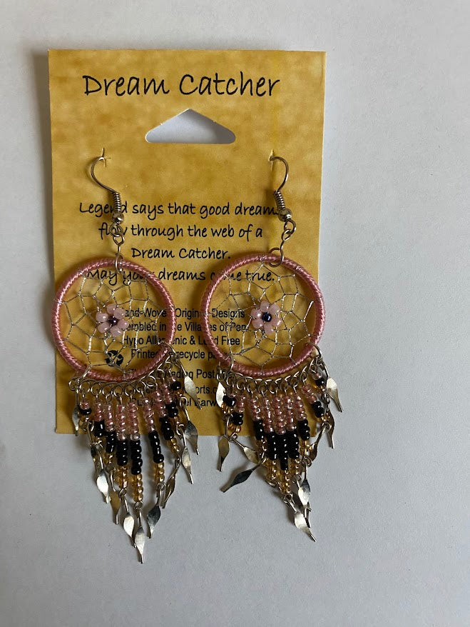 Dream Catcher Wire Earrings