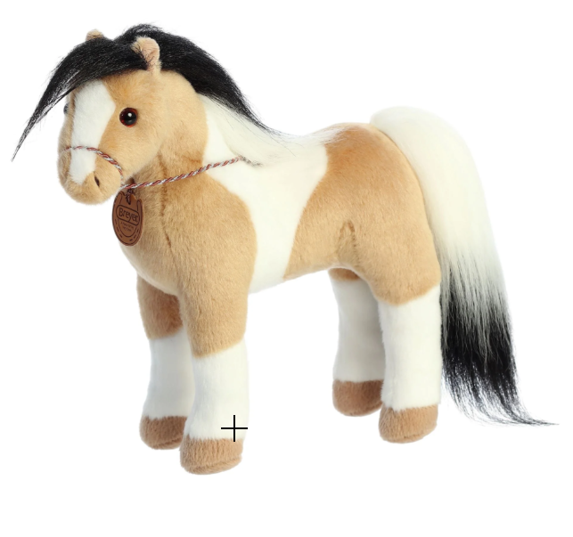 Stuffed Horses in Stable 13"