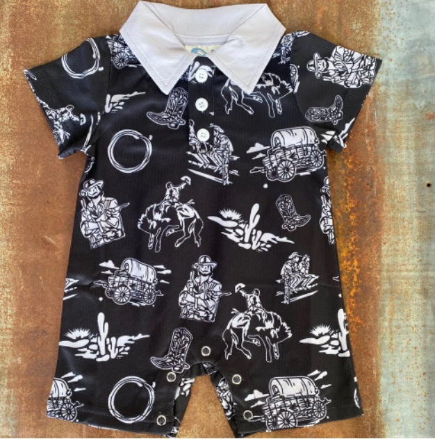Shea Baby Infant & Toddler Western Rompers