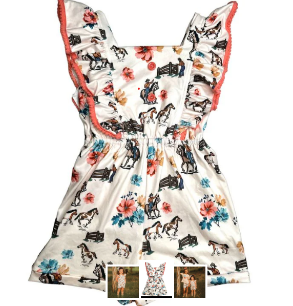 Shea Baby Infant & Toddler Western Rompers