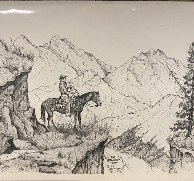 Greeting Card: Colorado Sketches by Ross Kirkham