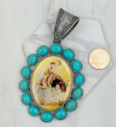 Old West Big Picture Pendant