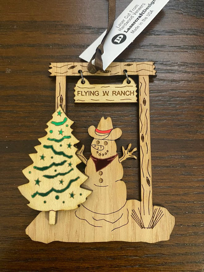 Wooden Flat Ornaments