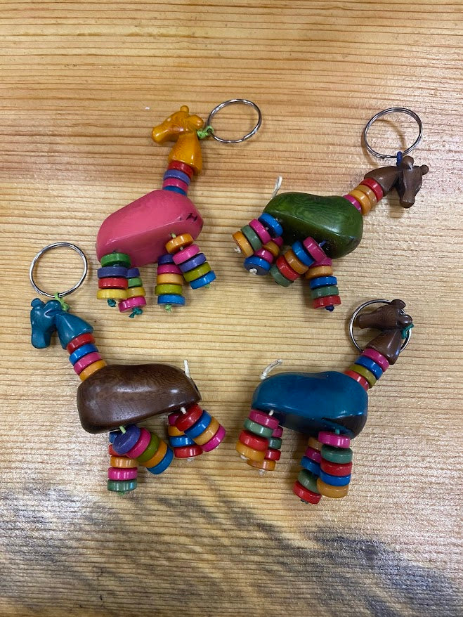 Stone Figurine Keychain
