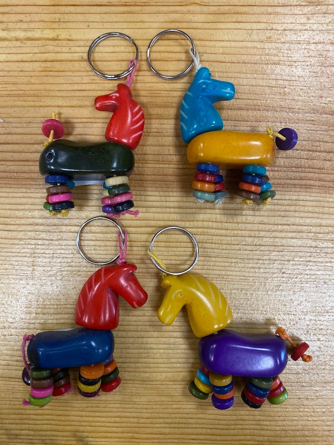 Stone Figurine Keychain