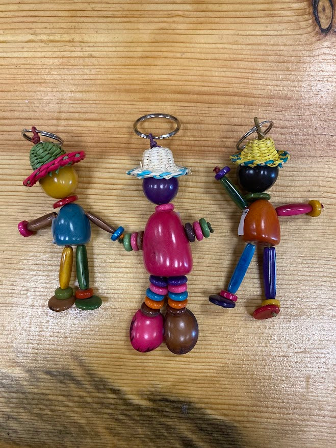 Stone Figurine Keychain