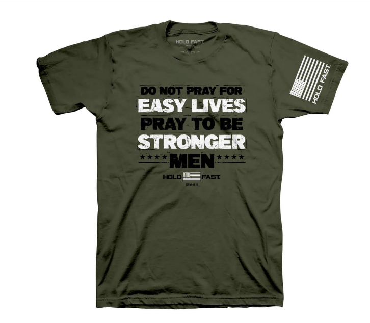 Short Sleeve Moss Stronger Men T-Shirt
