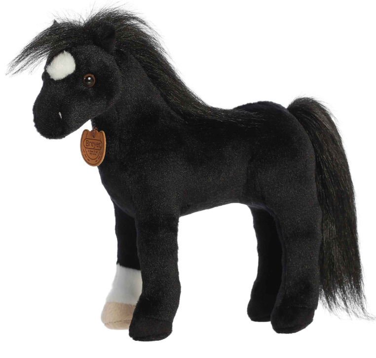 Stuffed Horses in Stable 13"