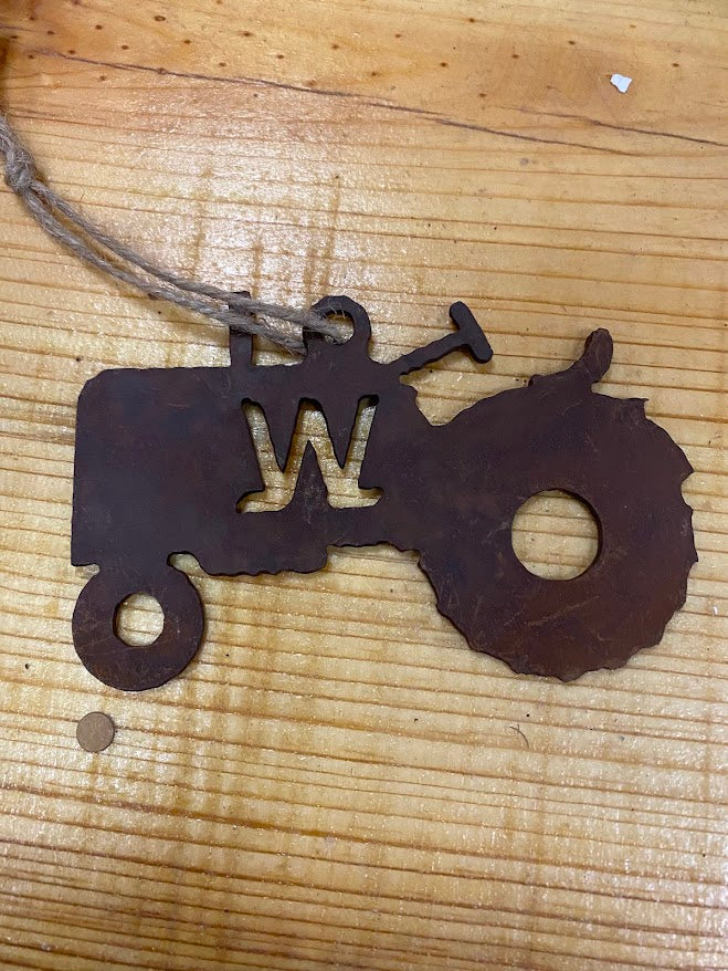 Rustic Metal Western Ornament