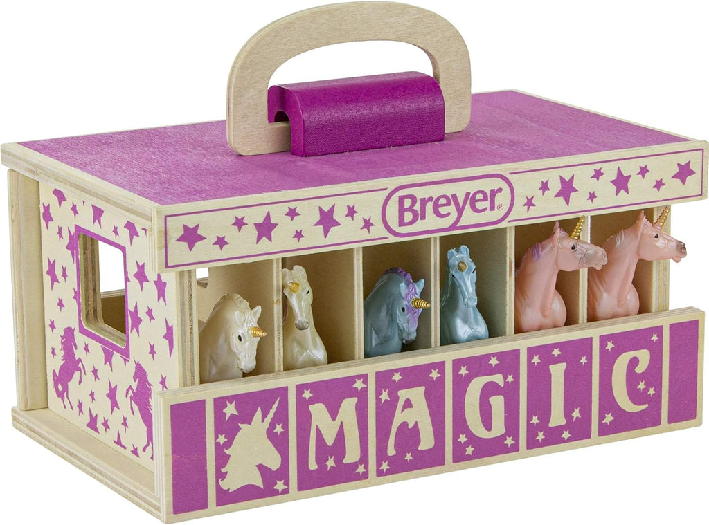 Breyer Unicorn Wooden Stable Playset