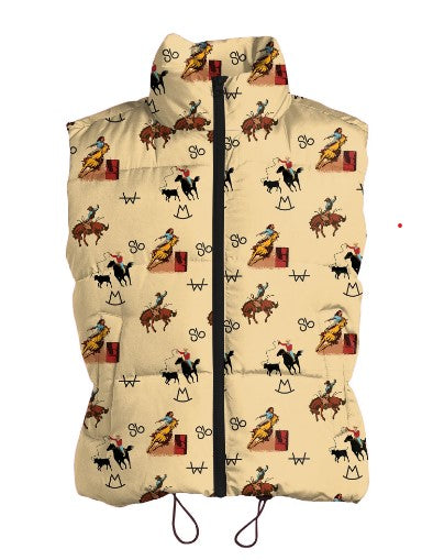 Zip-Up Sleeveless Down Vest
