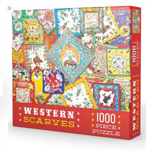 Western Scarves 1000 Piece Jigsaw Puzzle